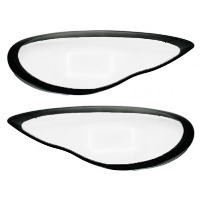 Klosz szkło do reflektora, lamp Porsche Panamera (11-14) Czarny