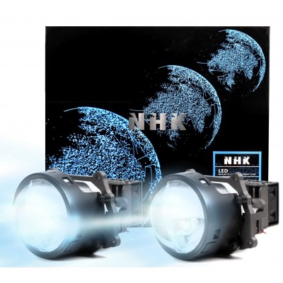 Soczewki projektory Bi-LED 3.0" NHK Gen. 3R niebieska soczewka
