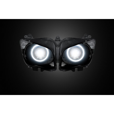 Przeróbka reflektorów lamp BILED - Yamaha FZS600 (01-04)